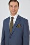 Men's Blue Mono Collar Flexible 6 Drop Comfort Fit Suit 1001250104 - 4