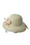 Baby Girl Children's Bow Detailed Straw Hat (2-6 Years) - 3