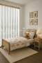 Tulle Curtain - Nordic Series Bohemian Klara Pattern Linen to Floor Cotton Processing Ecru Dense Pleat (1X3) Curtain - 5