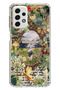 Samsung Galaxy A73 Compatible Green Nature Transparent Silicone Case