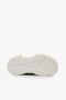 White Multicolor Velcro Laced Transparent Thick Sole Women's Sneaker - 6