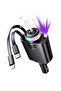 5-in-1 Retractable Car Charger with Aromatherapy, RGB Light, 69W Fast Charging, USB-C/iOS