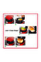RAF Breakfast Burger Maker – Electric Panini Press with Egg Ring, Non-Stick Plates, Cool Handle - 8