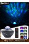 جهاز عرض النجوم المجرة 3 في 1 ضوء ليلي 10 ألوان مصباح ليلي بلوتوث