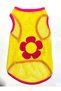 Dogi&Dog Small Breed Yellow Floral Mesh Cat Dog Undershirt (0.5-10KG) - 3