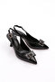 25643 Women's Buckle Heeled Shoes - 2