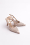 6704 Women's Back Tie Heeled Evening Dress Shoes - 2