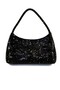 Black Evening Dress Bag. Evening Dress Bag with Stones. Women's Evening Dress Bag. The Evening Dress Bag Is Black. Invitation Wedding Bag.