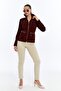 Women's Genuine Leather Suede Coat - 3