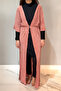 Pleated Kimono Pareo Kaftan Connectable Rpk004 Powder - 4