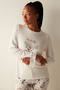 Best Gift Soft Sweatshirt Pink Pajama Top - 2