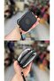 Black Color Wristlet Three Zippers Soft Light Coin Purse Card Id Fits
