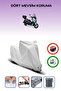Gray, Rks Grace 202 Pro, Motorcycle Tarpaulin, Lock Compatible, Rear Bag Incompatible