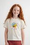 Girl's 3-Piece Happines- Honey-Sassy Printed Tee - 3