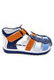 صنادل للأولاد الصغار من Orthopedic First Step Eiagcm2406 باللون الرمادي الداكن والبرتقالي - 3