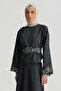 Embroidery Detailed Denim Suit 25Y6006 Navy Blue - 3