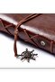 مجموعة هدايا من MR Leather Kraft Paper Compass Design Notebook وقلم مجموعة هدايا بتصميم خاص - 3