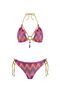 5633 Pink Glitter Bikini Set - 5
