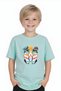Boys Round Neck Surf All Day Printed T-Shirt