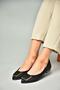 P726776302 Black Suede Women's Ballerinas - 4
