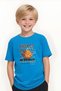Boys Round Neck Basketball Printed T-Shirt