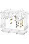 8pcs Earring Holder Rack Acrylic Earrings Display Earring Organizer Stand Jewelry Display Stand