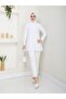 Stone Nervül Detailed Hijab Tunic - 2