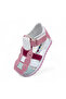 Orthopedic First Step Baby Girl Sandals Kiagcm2406 Dusty Rose White Green - 8