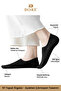 Original Unisex 3 Pairs Natural Cotton Comfort Model Non-Removable Breathable Non-Sweating Seamless Elastic Flexible Short Ankle Invisible Sneaker Booties Socks - 3 Pieces Beige - 2