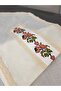 Hand-Embroidered Cross-Stitch Linen Table Runner (Custom Sizes Available) - 3