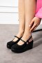 Teresa Wedge Heeled Linen Women's Shoes - 4