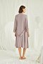 Women'S, Mink, Maternity 94% Viscose 6% Elastane Maternity Dressing Gown Nightgown Set, - 6