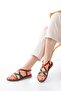 205-017 Multi Orthopedic Genuine Leather Women's Sandals - 2