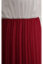 Leather-Look Pleated Skirt - 2