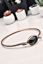 Copper (Pure Real) Black Stone Trend Elegant Bracelet (Evil Eye Protection) (Special Occasions, Gift) - 2
