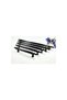 Zirve Elit 224 mm Furniture Kitchen Drawer Cabinet Wardrobe Handle Handle Handles - Black - 1 Pc