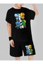 Children's Brawl Stars Leon Printed Shorts T-Shirt Bottom Top Set 100% Cotton