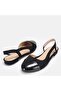 Large Size Women's Shoes 41-42-43-44-45 Black Suede - 5