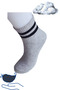 Unisex Quality Cotton Soft Women's Men's Ring Patterned College Socks (4 Pairs) - 4