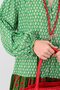 Women's Ethnic Pattern Casual Cut Elastic Sleeve Dress - 7