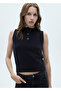 Navy Blue Women's Vest 77086722 - 8