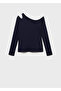 Navy Blue Girl's T-Shirt 77014785 - 7