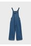 Dark Denim Girl's Jumpsuit 77097665 - 3