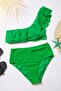 Yeşil Hipster Yüksek Bel Bikini Altı TBESS21BA0057