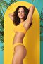 One Shoulder Form Bikini Single Top219103 Yellow - 3
