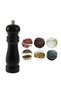 Set of 2 Black Pepper Salt Coffee Spice Grinder Wooden Manual Hand Grinder Salt Shakers 2 Pieces Black - 4