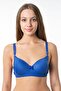 حمالة صدر نسائية زرقاء كلاسيكية مبطنة بتقنية Underwire