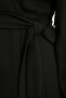 Black A-Line V-Neck Mini Woven Dress TWOAW22EL0691 - 10