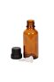 30 ml Amber Glass Bottle with Dropper Brown 3 Pieces - 2