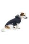Small Breed Navy Puff Dog Coat Cat Dog Suit